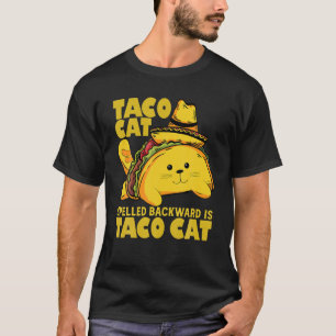 Camiseta Tacocat Ortografado Para Trás É Taco Cinco De Maio