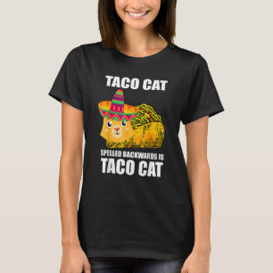 Camiseta Tacocat Ortografado Para Trás É Tacocat Cino De Ma