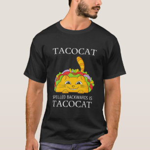 Camiseta Tacocat Ortografado Para Trás É Tacocat Engraça