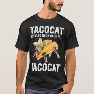 Camiseta Tacocat Ortografado Para Trás É... Tacocat Para Ta