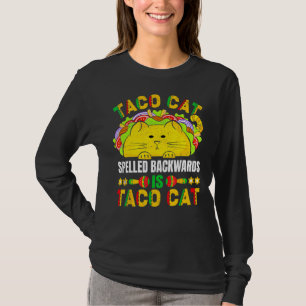 Camiseta Tacocat Ortografado Para Trás É Tacocat Para Taco