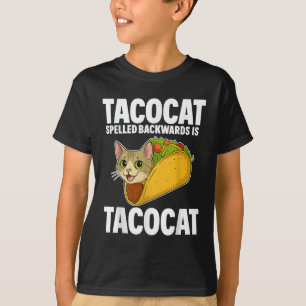 Camiseta Tacocat Ortografado Para Trás Presentes Engraçados