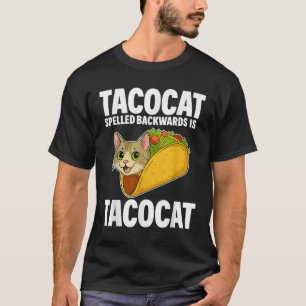 Camiseta Tacocat Ortografado Para Trás Presentes Engraçados