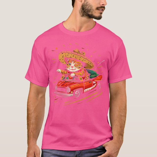 Camiseta Tacocat Racecar Spelled Backwards Funny Mexican Ca (Frente)