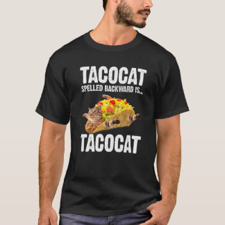 Camiseta Tacocat Spelled Backward Is Tacocat Love Cat And T