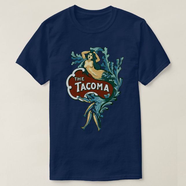 Camiseta Tacoma Mermaid (Frente do Design)