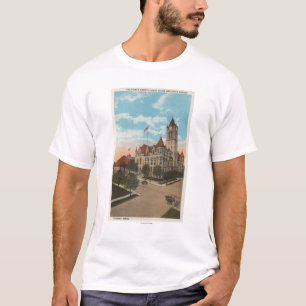 Camiseta Tacoma, WA - vista do tribunal do Condado de