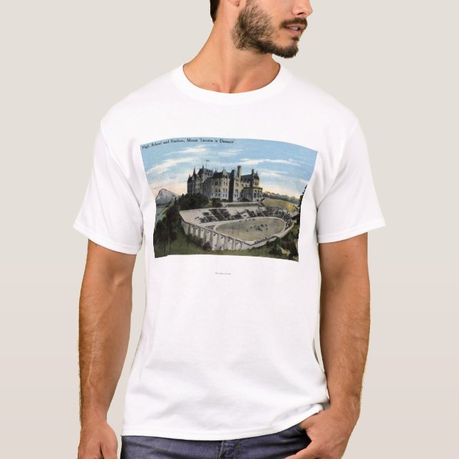 Camiseta Tacoma, Washington - vista do segundo grau (Frente)