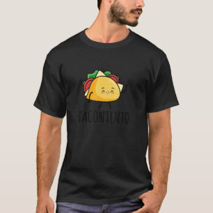 Camiseta Tacontento Taco Espanhol Mexicano Fiesta Siesta