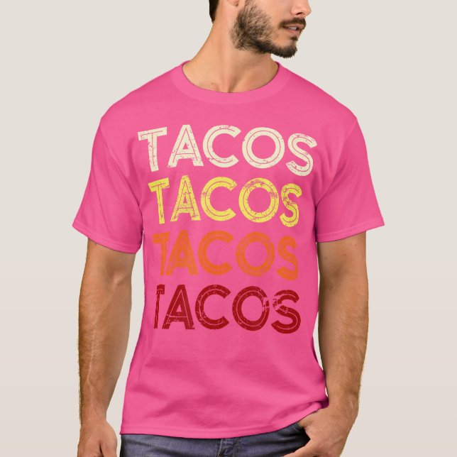 Camiseta Tacos Bold Font (Frente)