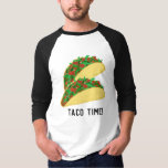 Camiseta Tacos bonitinhos do tempo da Taco<br><div class="desc">Espete sua vida com essa camisa engraçada. Edite o texto ou adicione o seu próprio para personalizá-lo. E não se esqueça de verificar meu compro por mais designs!</div>