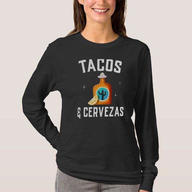 Camiseta Tacos & Cervezas Cinco de Mayo Men (Frente)