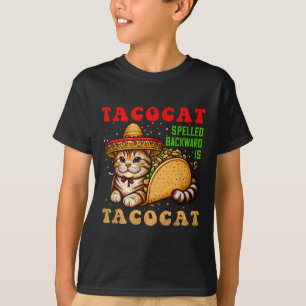 Camiseta Tacos De Cacocat Ortografados E Cinco De Mães