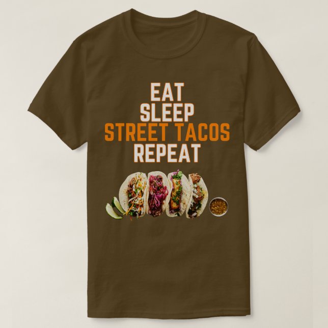 Camiseta Tacos de rua (Frente do Design)