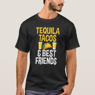 Camiseta Tacos De Tequila E Melhores Amigos Para Unisex
