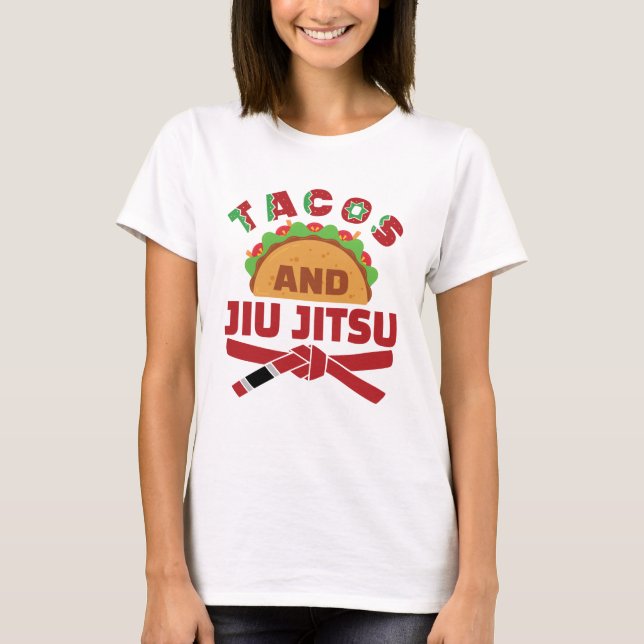 Camiseta Tacos e Jiu Jitsu (Frente)