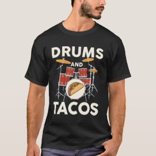 Camiseta Tacos Engraçados Batendo Ao Lover Gif Sarcástico