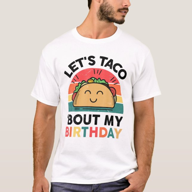 Camiseta Tacos Fofos Deixam Taco Pensar Na Minha Comida Mex (Frente)