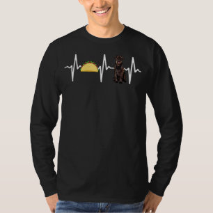 Camiseta Tacos Giant Schnauzer Heartbeat Dog