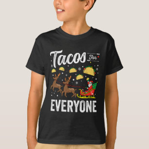 Camiseta Tacos Para Todos Os Papais noeis De Natal De Taco
