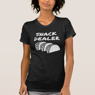 Camiseta Tacos para venda de snack