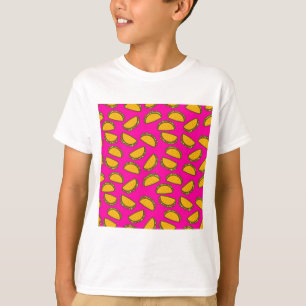 Camiseta tacos rosa