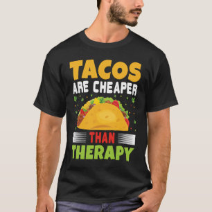 Camiseta Tacos são favoritos do que Therapy Comida Taco mex
