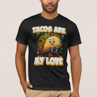 Camiseta tacos são meu amor