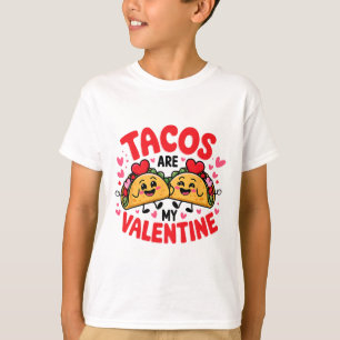 Camiseta Tacos São Meu Namorados Engraçado Taco Foodie Mexi