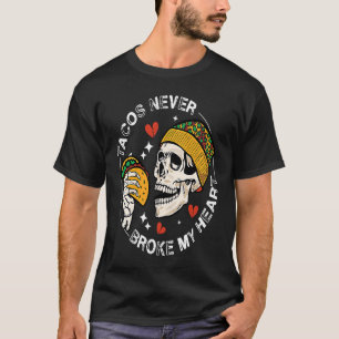 Camiseta Tacos Skeleton Nunca Quebraram Meu Dia de os namor
