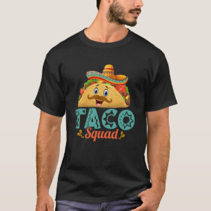Camiseta Tacos Squad - Comida mexicana - Tacos Pul Engraçad