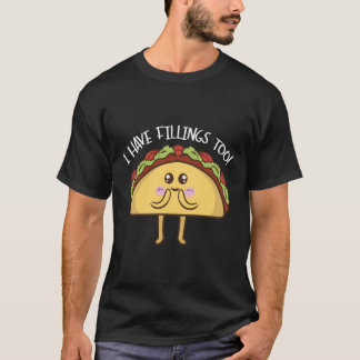 Camiseta Tacos Tenho Enchimentos Muito Engraçados, Taco, Pr