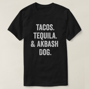 Camiseta Tacos Tequila E Akbash Dog