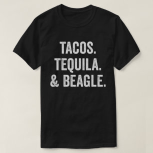 Camiseta Tacos Tequila E Beagle