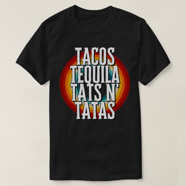 CAMISETA TACOS TEQUILA TATAS N' TATAS (Frente do Design)