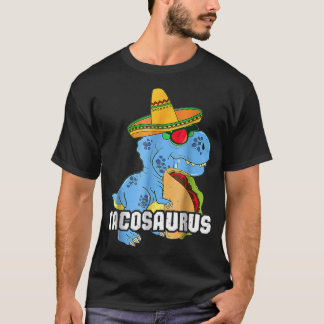 Camiseta Tacosaurus Cinco de Mayo Funny Taco Dinosaur T-Shi