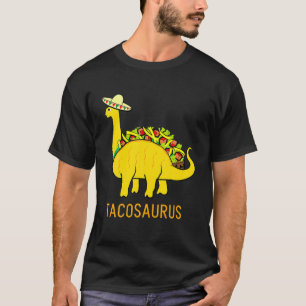 Camiseta Tacosaurus Cinco De Mayo Funny Taco Dinossaur Pres