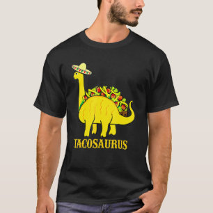 Camiseta Tacosaurus Cinco De Mayo Funny Taco Dinossauro 1
