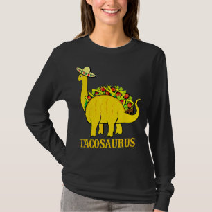 Camiseta Tacosaurus Cinco De Mayo Funny Taco Dinossauro 3