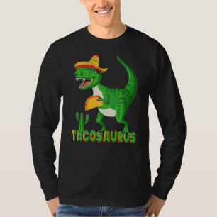 Camiseta Tacosaurus Cinco De Mayo Mexicano Rex Taco Men Boy