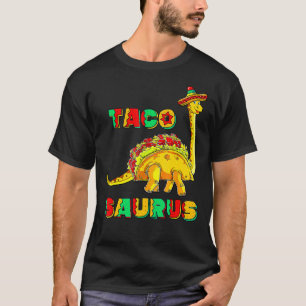 Camiseta Tacosaurus Cinco De Mayo Taco Dinossauro 1