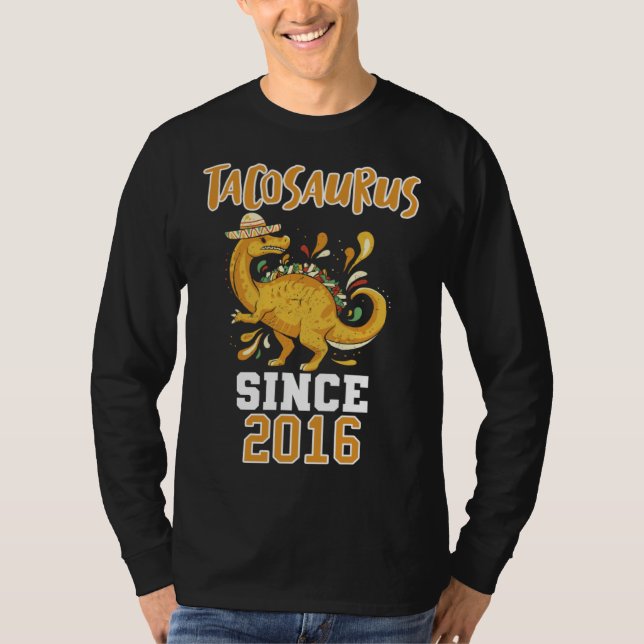 Camiseta Tacosaurus since 2016 (Frente)