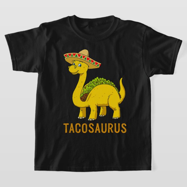 Camiseta Tacosaurus Taco Dinossaur Cinco De Mayo Fie Mexica (Postura )
