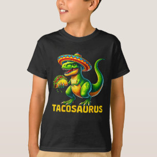 Camiseta Tacosaurus taco dinossauro dino cinco de maio mexi