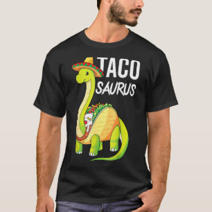 Camiseta Tacossauro Dinossauro Brachiosaurus Tacos Mexicano