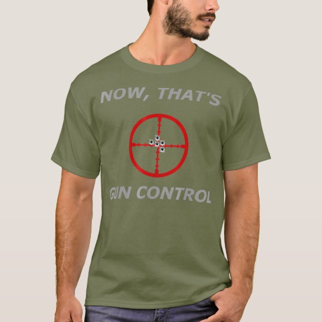 Camiseta Tactical Gear Shooting Target Gun Control (Frente)