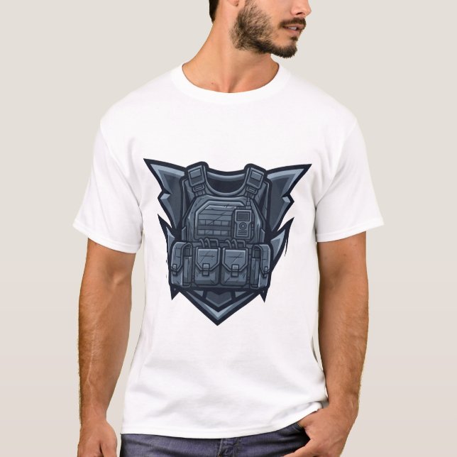 Camiseta Tactical Soldier Chest Emblem (Frente)