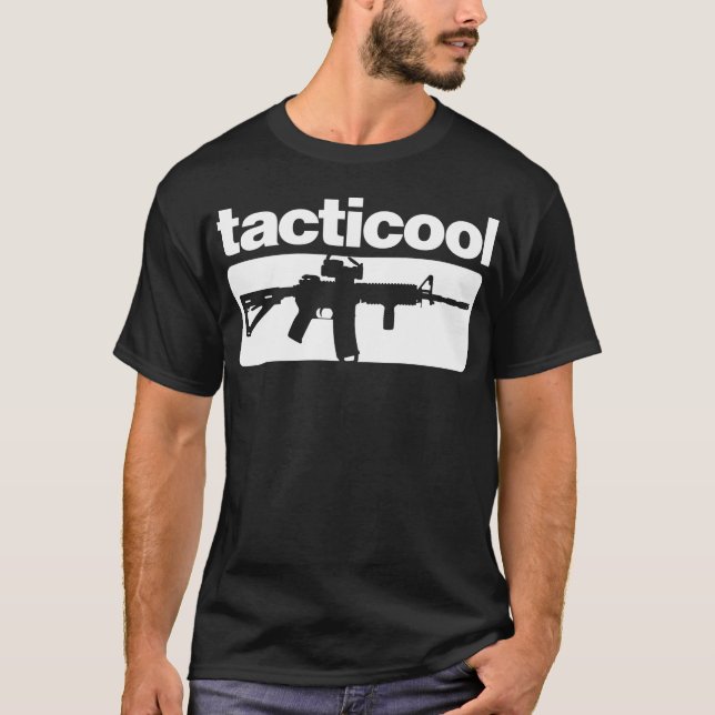 Camiseta Tacticool - branco (Frente)