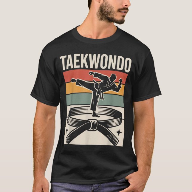 Camiseta Tae Kwon Do divertido (Frente)