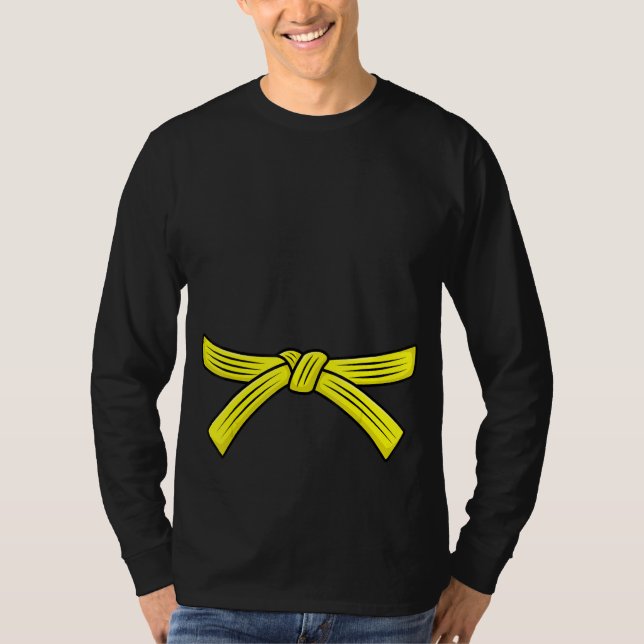 Camiseta Taekwon Do Itf Yellow Belet Figurume 8th Gup Test  (Frente)